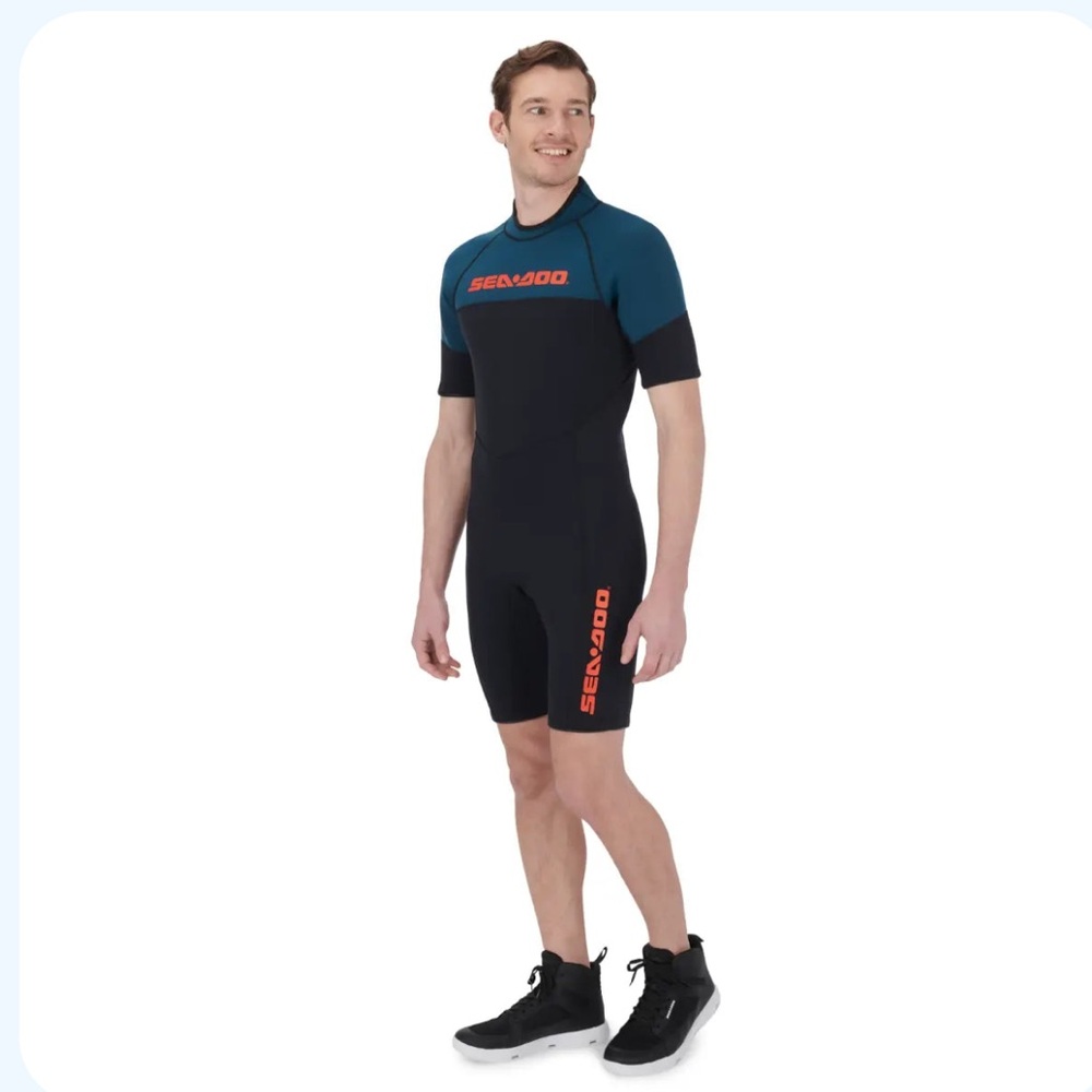 NWT Sea-Doo Men's 3 Mm Escape Shorty Wetsuit